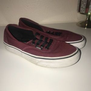 Maroon vans